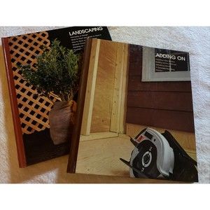 Time Life Books 2 Home Repair and Improvement Books Adding On  and Landscaping